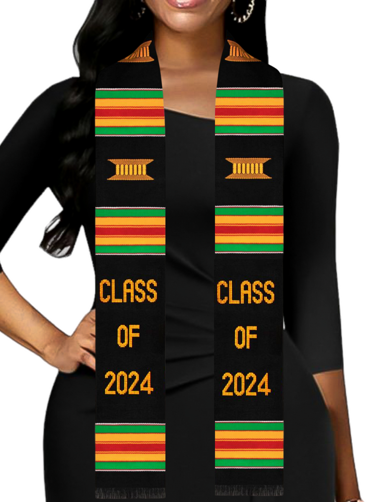 Class of 2024 Kente Cloth Graduation Stole